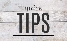 Quick Tips